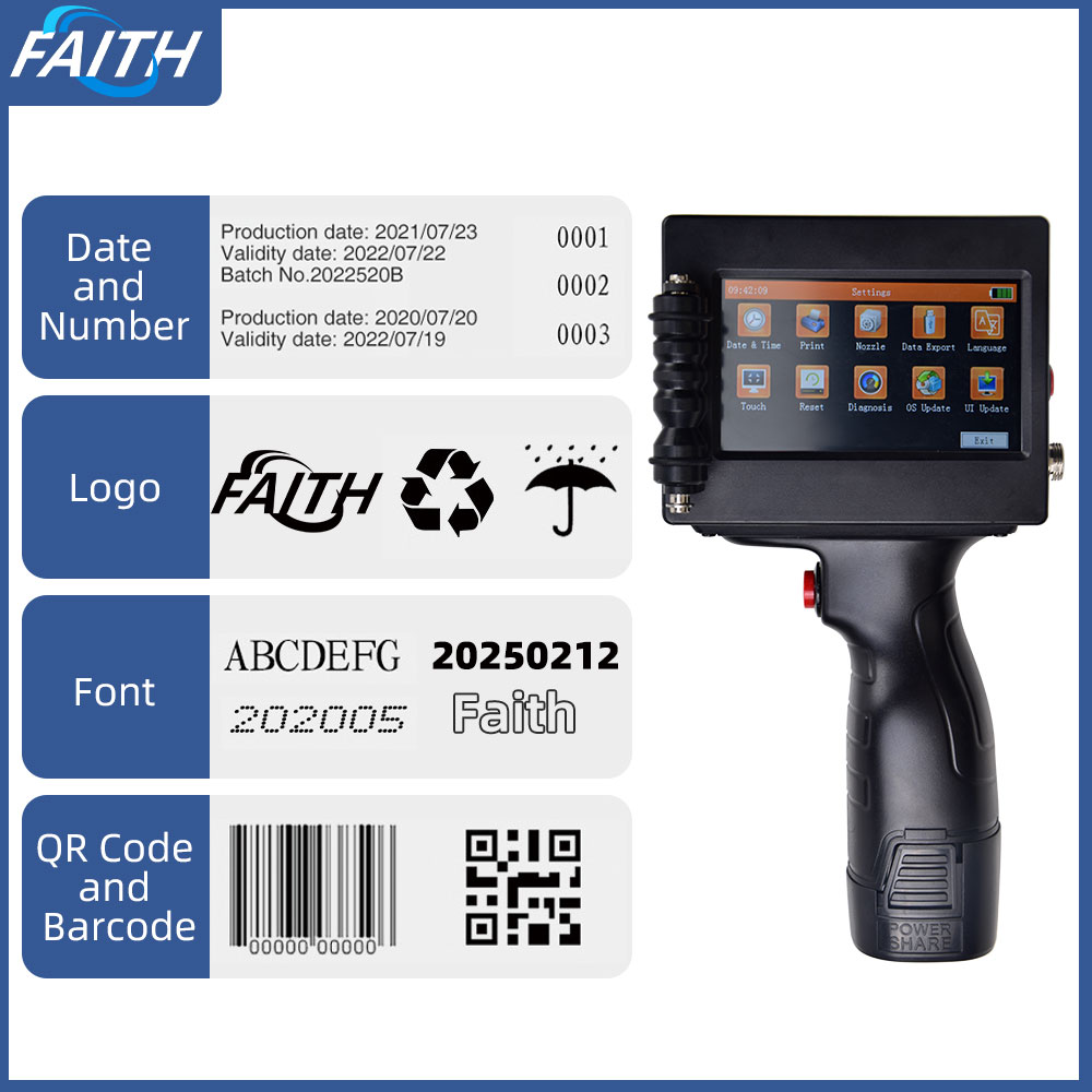 Commercial Printing And Packaging - Imprimante jet d'encre Faith 12,7 mm,