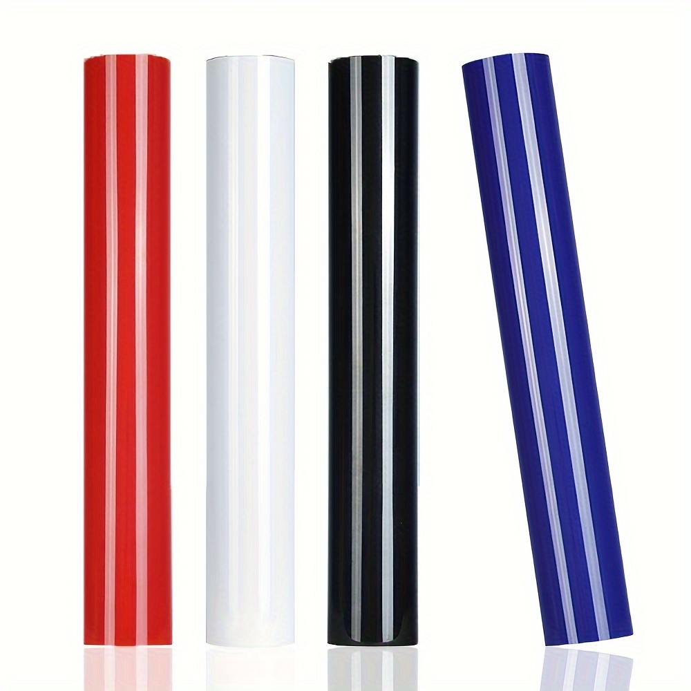 Heat Transfer Vinyl Roll - 4 rouleaux de vinyle thermocollant HTV