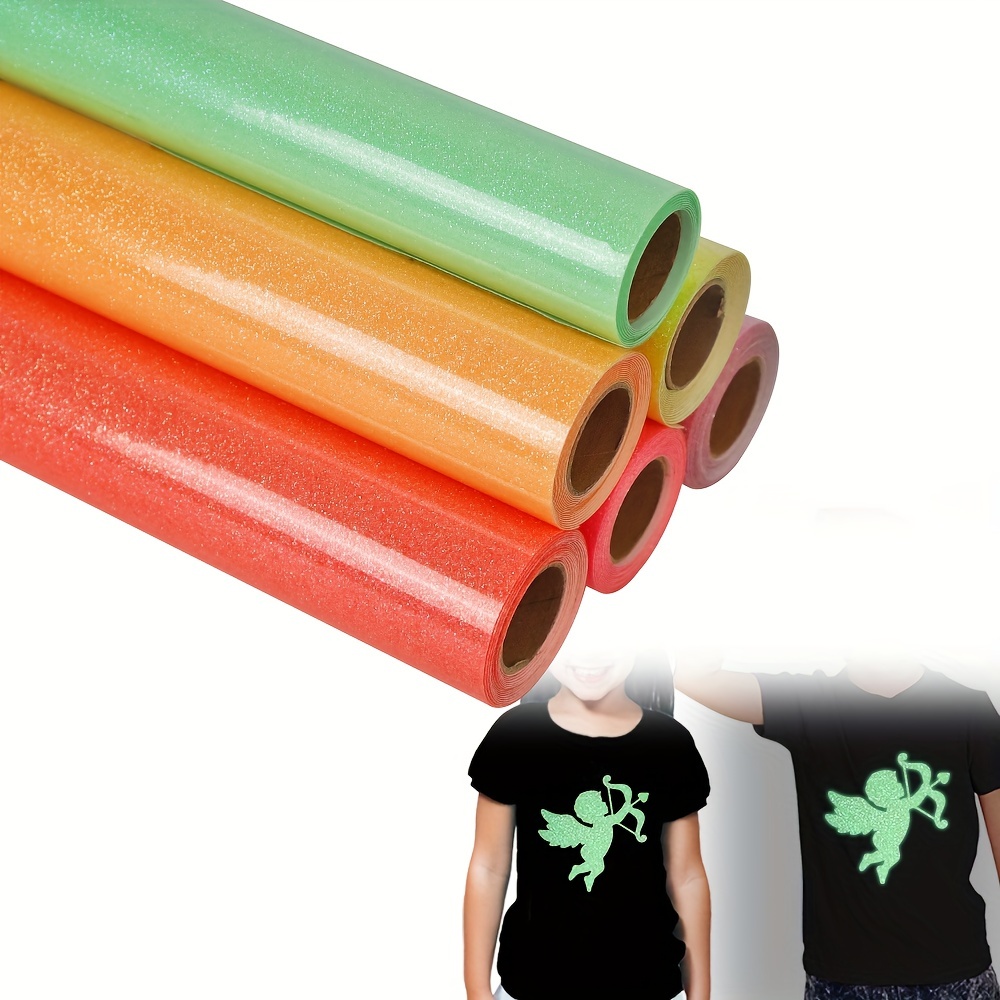 Heat Transfer Vinyl Roll - Rouleaux de vinyle thermocollant pailleté HTV