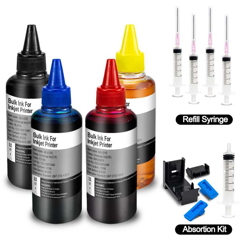 Eco Solvent Ink Cartridge - Kit de recharge d'encre universel pour
