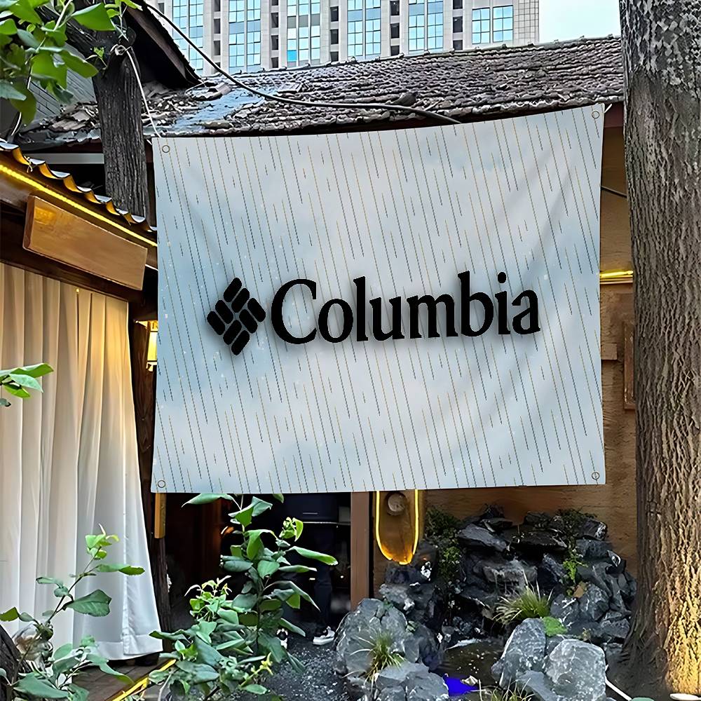 Commercial Printing Inc - Drapeau publicitaire commercial de marque C-Columbia
